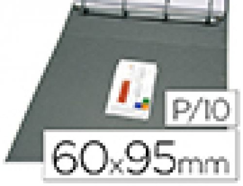 Bolsa autoadesiva q-connect para cartoes de visita 60x95mm pack de 10 unidades , Q-connect , 46172 , 5705831270381